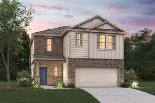 New construction Single-Family house 13626 Guajillo Spg, San Antonio, TX 78253 plan Larkspur - 30' Smart Series - image