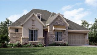 New construction house 22659 Lima Bean Ln, Cypress, TX 77433 plan Preston - image