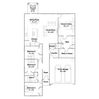 New construction  house 6378 Journey Wy, New Port Richey, FL 34655 plan Hartford - image