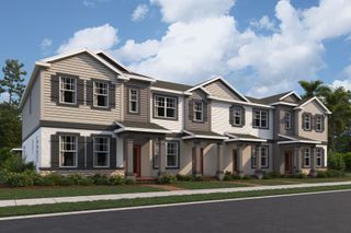 New construction Townhouse house 1378 Mount Royal Dr, St. Cloud, FL 34771 plan Rutland - Townhome Series - image