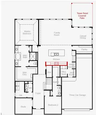 New construction Single-Family house 209 Camille St, Leander, TX 78641 plan Motley - image