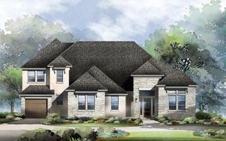 New construction house 28717 Lindal Wl, San Antonio, TX 78260 plan Trinity - image