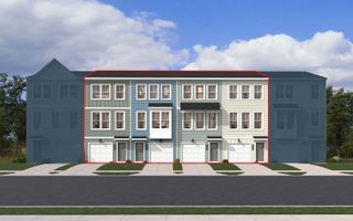 New construction Townhouse house 3312 Bomore Rd, Raleigh, NC 27610 plan The Lennox - image