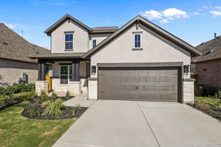 New construction Single-Family house 325 Hulda Trl, New Braunfels, TX 78130 plan Woodlake - image