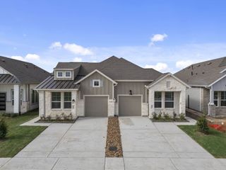 New construction Townhouse house 5247 Celestial, Manvel, TX 77578 plan Carriagehouse - Single Story Villas - image