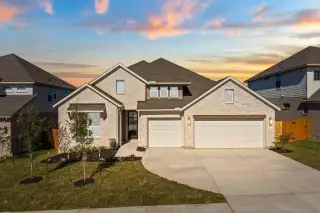 New construction house 116 Gibbs Dr, Liberty Hill, TX 78642 plan Groveton - image