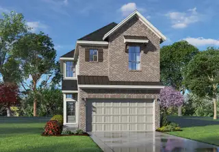 New construction Single-Family house 528 Red Cascade Trl, Willis, TX 77318 plan Cheverny - Chateau - image