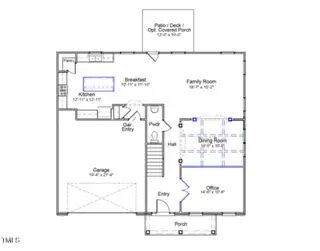 New construction Single-Family house 257 N Maple Walk Dr, Unit 218, Garner, NC 27529 Roland- photo