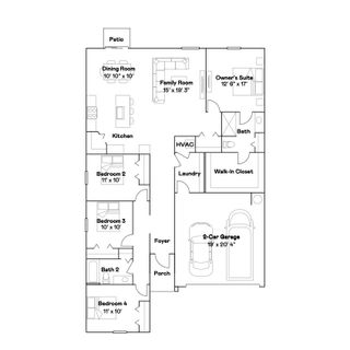New construction house 14961 Topaz Blue St, Wimauma, FL 33598 plan Celeste - image