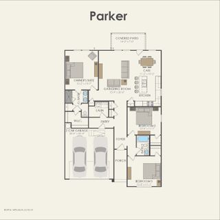 New construction Single-Family house 16917 Santiaguillo Trce, Manor, TX 78653 Parker- photo