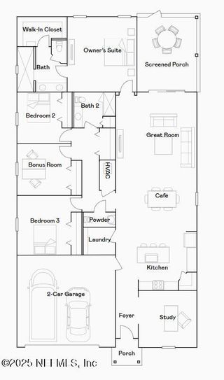 New construction  house 3198 Tupelo Lp, Green Cove Springs, FL 32043 plan Sierra II - image