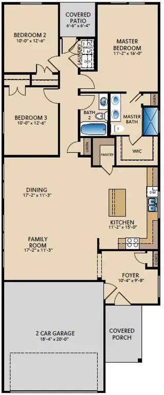 New construction Single-Family house 120 Outlaw Dr, Jarrell, TX 76537 plan Parker - image