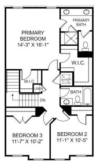 New construction Townhouse house 2726 Creek View Terrace Northwest, Atlanta, GA 30318 The Bridget- photo