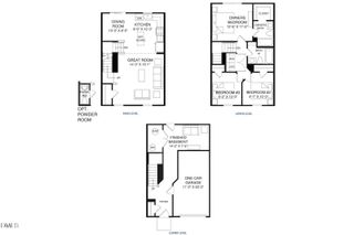 New construction Townhouse house 1233 Rollman Farm Rd, Raleigh, NC 27603 plan Juniper - image