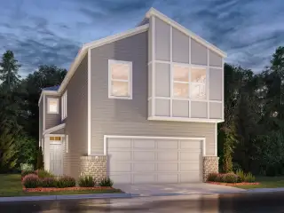 New construction Townhouse house 1459 Prairie Outlook Trl, Katy, TX 77449 plan The Mason (S140) - image