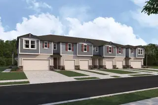 New construction Townhouse house 8815 Ginko Run, Parrish, FL 34219 plan Lakewood - image