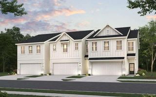 New construction Townhouse house 7312 Mulberry Trace Ln, Flowery Branch, GA 30542 plan Sawnee - image