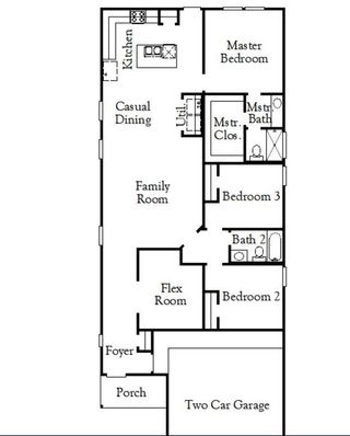 New construction  house 12142 Barkley Oak Dr, Texas City, TX 77591 plan Hill - image