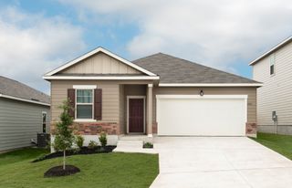 New construction Single-Family house 12809 Kentucky Warbler, Buda, TX 78610 plan Moonbeam - image