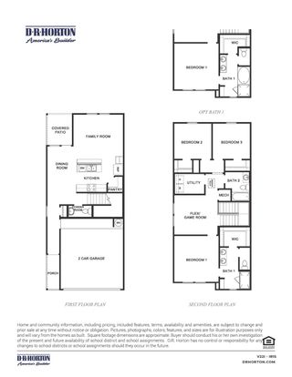 New construction  house 5828 Mansfield Creek Ln, Houston, TX 77091 plan Iris - image