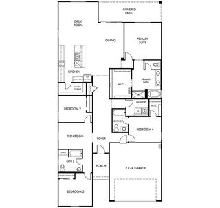 New construction Single-Family house 2399 E Grenach Rd, San Tan Valley, AZ 85143 plan Lark - image