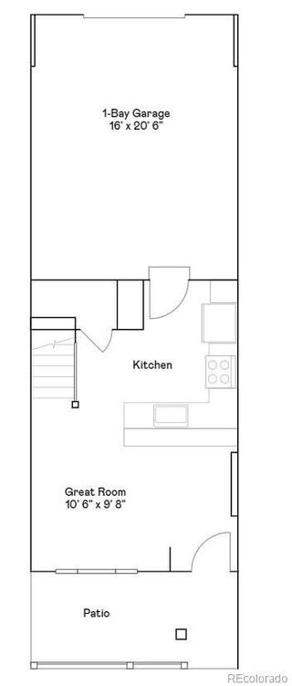 New construction Townhouse house 6689 Parterre Pkwy N, Unit 3, Thornton, CO 80602 plan Plan 301 - image