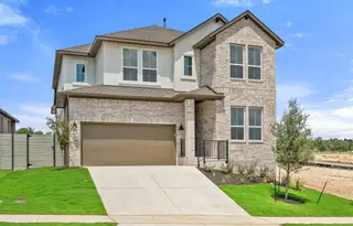 New construction Single-Family house 425 Leaning Rock Rd, Georgetown, TX 78628 plan Linden - image