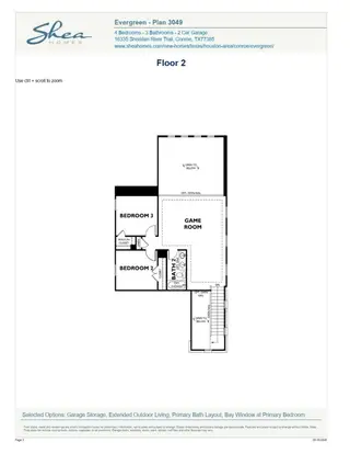 New construction Single-Family house 13030 Brookwood Bend Ln, Conroe, TX 77302 plan 3049 Elevation A - image