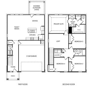 New construction Single-Family house 117 Woodbrook Dr, Georgetown, TX 78626 plan The Bryce (375) - image