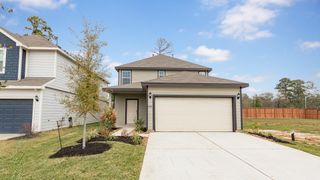 New construction Single-Family house 1375 Mount Bassie Trl, Conroe, TX 77301 plan The Woodland - image