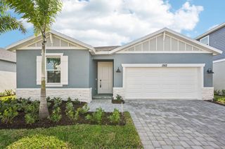 New construction house 11262 Nw Blockbird Dr, Port St. Lucie, FL 34987 plan Bergamo - image
