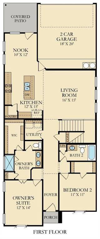 New construction house 2809 Serenity Grove Ln, Fort Worth, TX 76179 plan McAllen - image