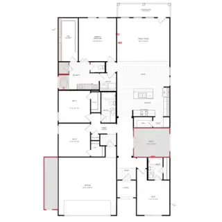 New construction Single-Family house 2401 Rams Horn Dr, Waxahachie, TX 75167 plan Olive III - image