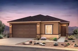 New construction Single-Family house 4898 S 253Rd Ln, Buckeye, AZ 85326 plan Marigold - image