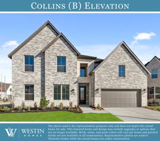 New construction Single-Family house 8919 Colonnade Wy, Manvel, TX 77578 plan The Collins - image