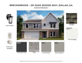 New construction Single-Family house 231 Sage Woods Wy, Dallas, GA 30132 plan Breckenridge - image