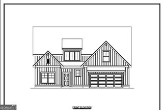 New construction Single-Family house 78 Oakhurst Trail, Sharpsburg, GA 30277 Crawford A- photo