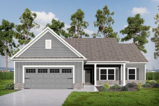 New construction Single-Family house 417 Weslyn Dr, Social Circle, GA 30025 plan (GA)Carson A 2 Front Entry - image