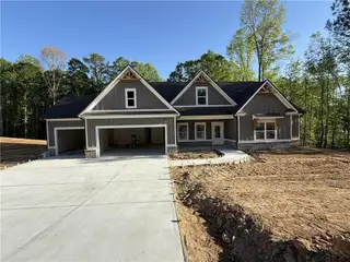 New construction Single-Family house 1285 Birch Wy, Loganville, GA 30052 plan (GA)Emerson Ranch A.2 3 Front Entry (with bonus) - image