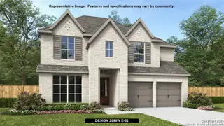 New construction Single-Family house 1828 Field Brk, Seguin, TX 78155 plan 2599W - image