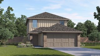 New construction Single-Family house 16063 Mahogany Wy, Elmendorf, TX 78112 plan The Emory - image