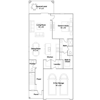 New construction  house 17512 Happytrails St, Land O' Lakes, FL 34638 plan Columbia - image