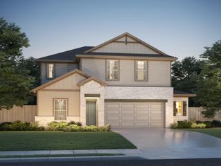 New construction Single-Family house 110 Basalt Bnd, Kyle, TX 78640 plan The Winedale (880) - image