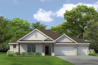 New construction house 708 Stone Eagle Dr, Azle, TX 76020 plan Bluebonnet - image