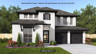 New construction Single-Family house 129 Burke St, Liberty Hill, TX 78642 plan 2561H - image