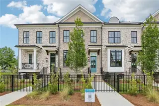 New construction Townhouse house 220 Midnight Oak Run 2, Alpharetta, GA 30009 plan The Chamberlain - image