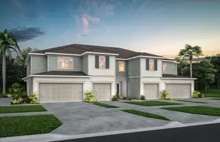 New construction Townhouse house 3038 Emerald Acres Ln, Sanford, FL 32771 plan Marigold - image