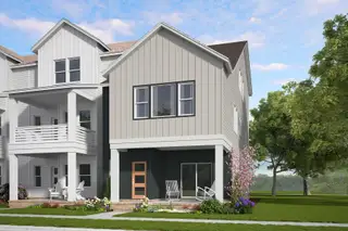 New construction Townhouse house 1140 Lamplighter Dr, Raleigh, NC 27604 plan Red Rocks - image