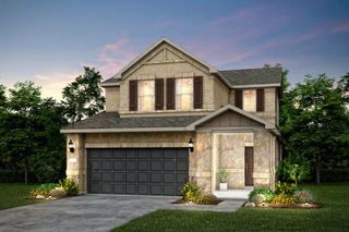 New construction house 136 Inlet Ln, Leander, TX 78641 plan Harrison - image