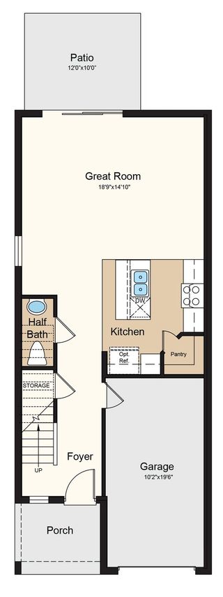 New construction Single-Family house 7633 Waterscape Dr, Groveland, FL 34736 plan Marigold - image